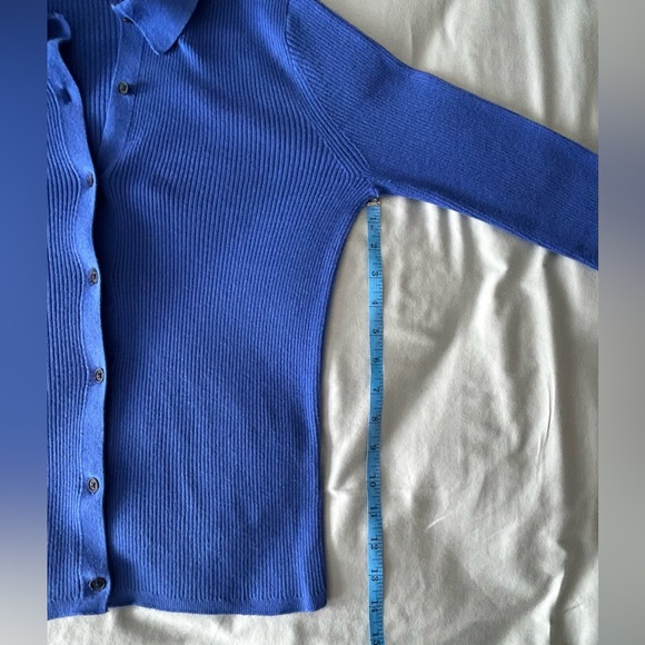 GAP Women's Royal Blue Cardigan Size Small & Tall - Picture 11 of 16